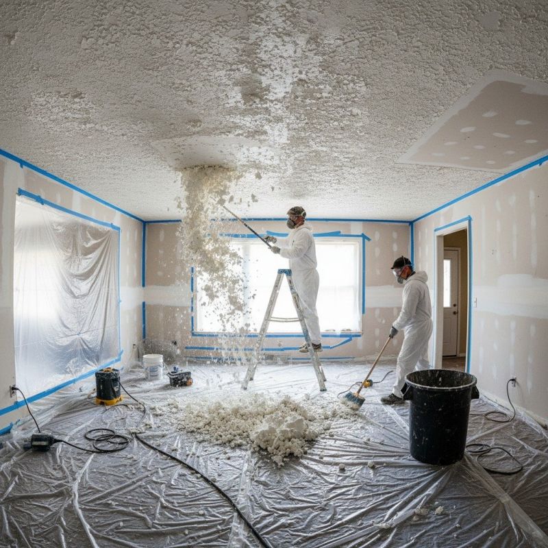 Knockdown Ceiling Removal in Austin, TX