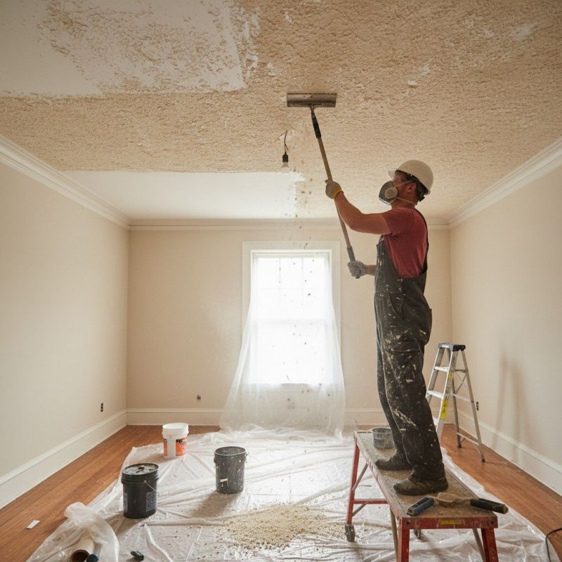 Knockdown Ceiling Removal in Arvada, CO
