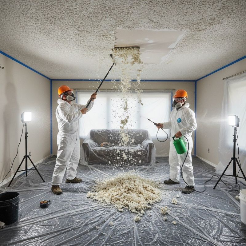 Knockdown Ceiling Removal in San Diego County, CA