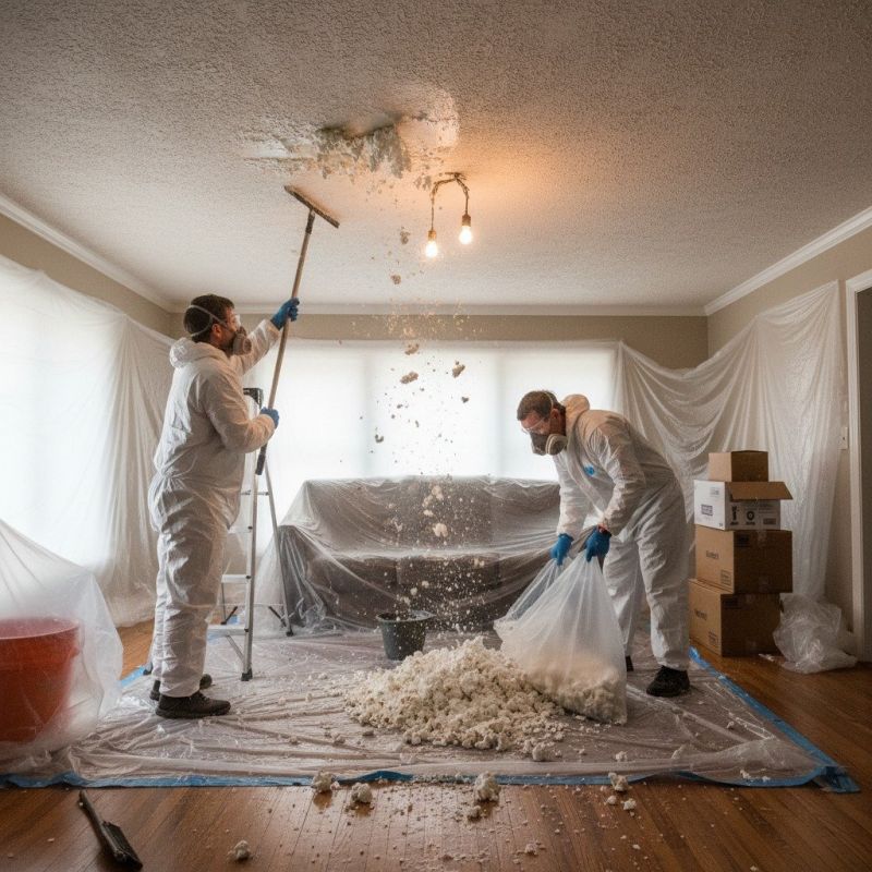 Swirl Ceiling Removal in Roswell, GA